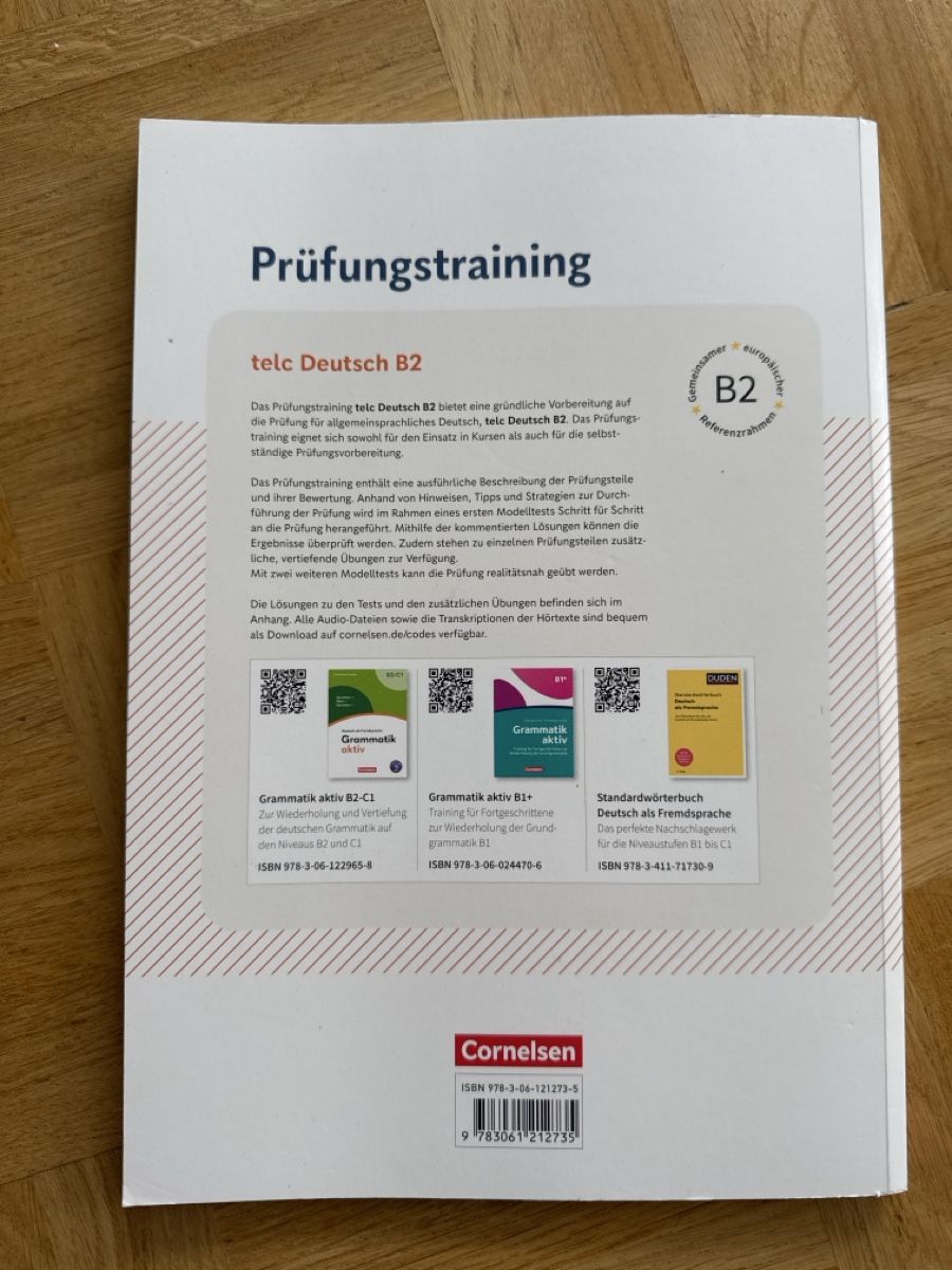 Libri: Prüfungstraining telc Deutsch B2 Cornelsen Lehrbuch – Usato da Gossau ZH venduto da che_q7f9 3