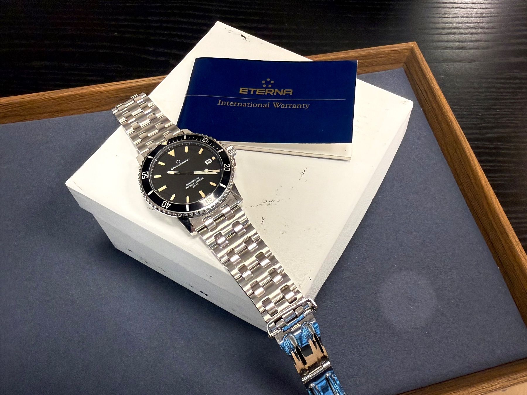 Eterna Uhren: Eterna-Matic Kontiki Diver Chronometer Ref. 1400.41 – Gebraucht aus Bülach von M.RothUhrenatelier 5
