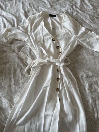 Robe blanche taille S