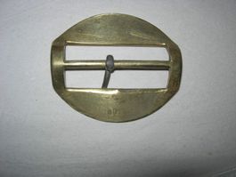 Messing Glockenriemenschnalle für 80 mm Riemen, gebraucht