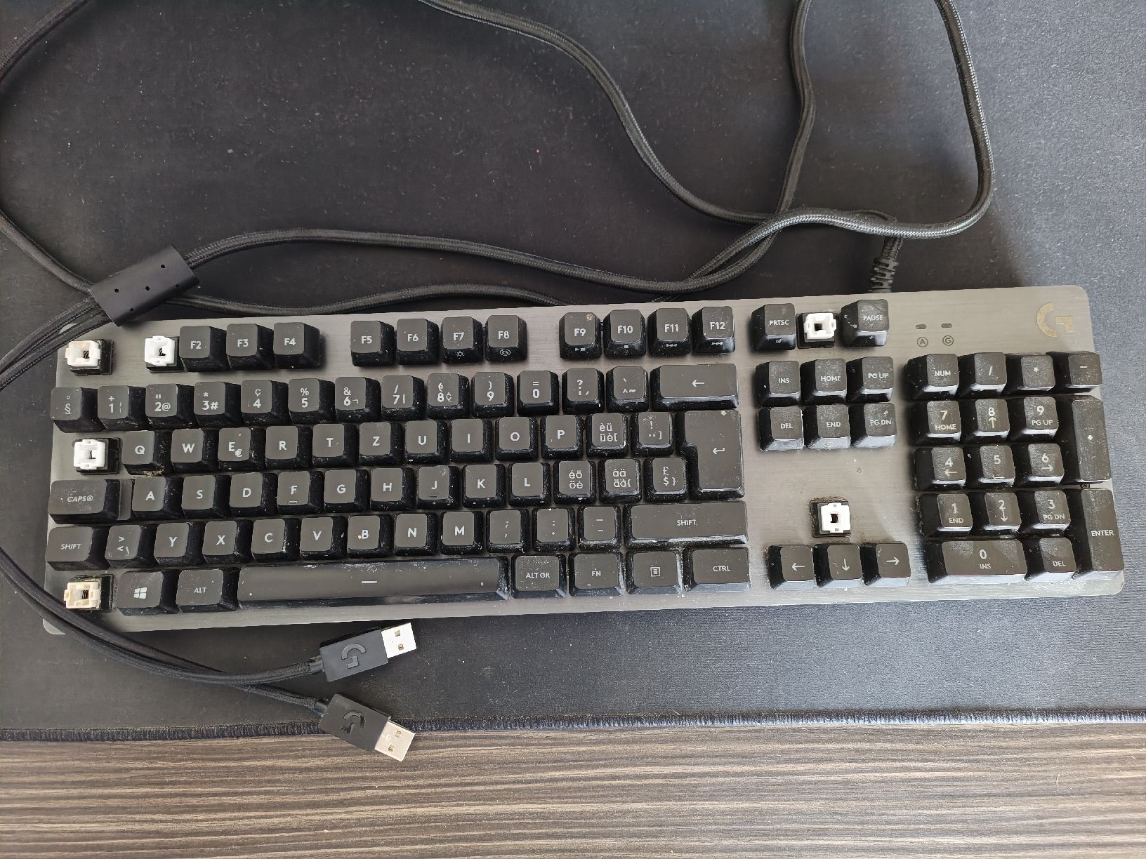 Logitech Tastiere: Logitech G Mechanical Keyboard - diverse Tasten Fehlen! – Usato da Freienbach venduto da Vibaze 1