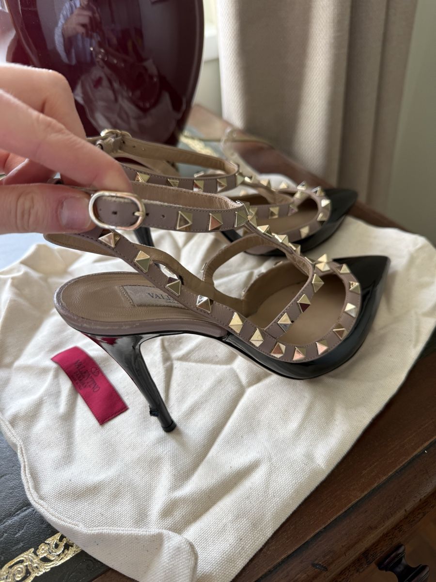 Valentino Scarpe da donna: Valentino Rockstud Pumps Lackleder, Grösse 39 – Usato da Triesenberg venduto da Laubella 7