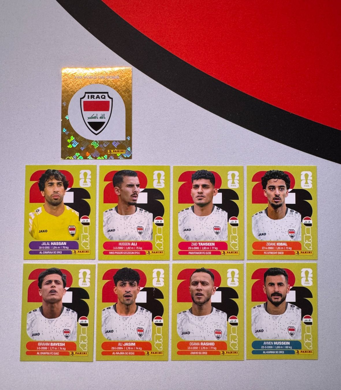 Panini Carte collezionabili: Panini WM 2026 Sticker - Irak Lot – Nuovo (secondo la descrizione) da Oberwil BL venduto da Chelsea26