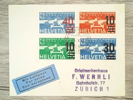 TR65 Enveloppe + Timbre Suisse 1933