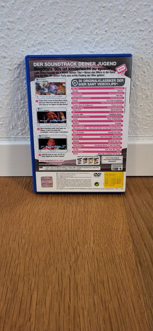 Sony Jeux: PS 2 - Singstar 80s – D'occasion à Münsingen par DigitaleSpielecke 1