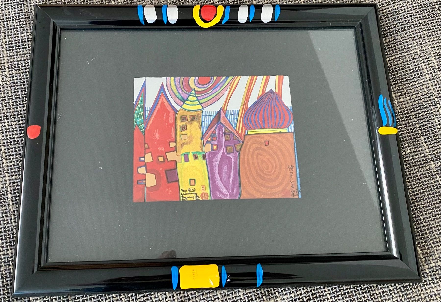 Foto & Immagini: 3 Bilder von Hundertwasser 27x21cm – Usato da Reichenburg venduto da Noxima 1