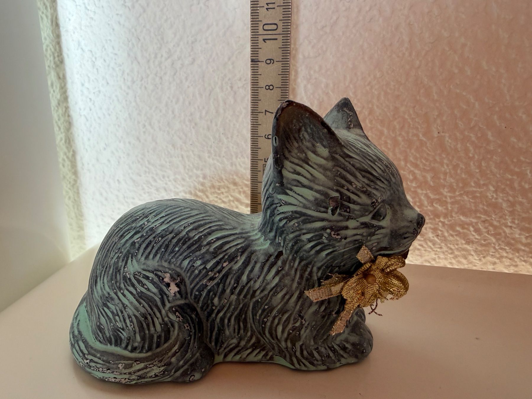 Statuette: Katze Keramik oder Porzellan – Usato da Herrenhof venduto da Orchidee63
