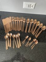 Edles 56-teiliges Besteckset in Roségold