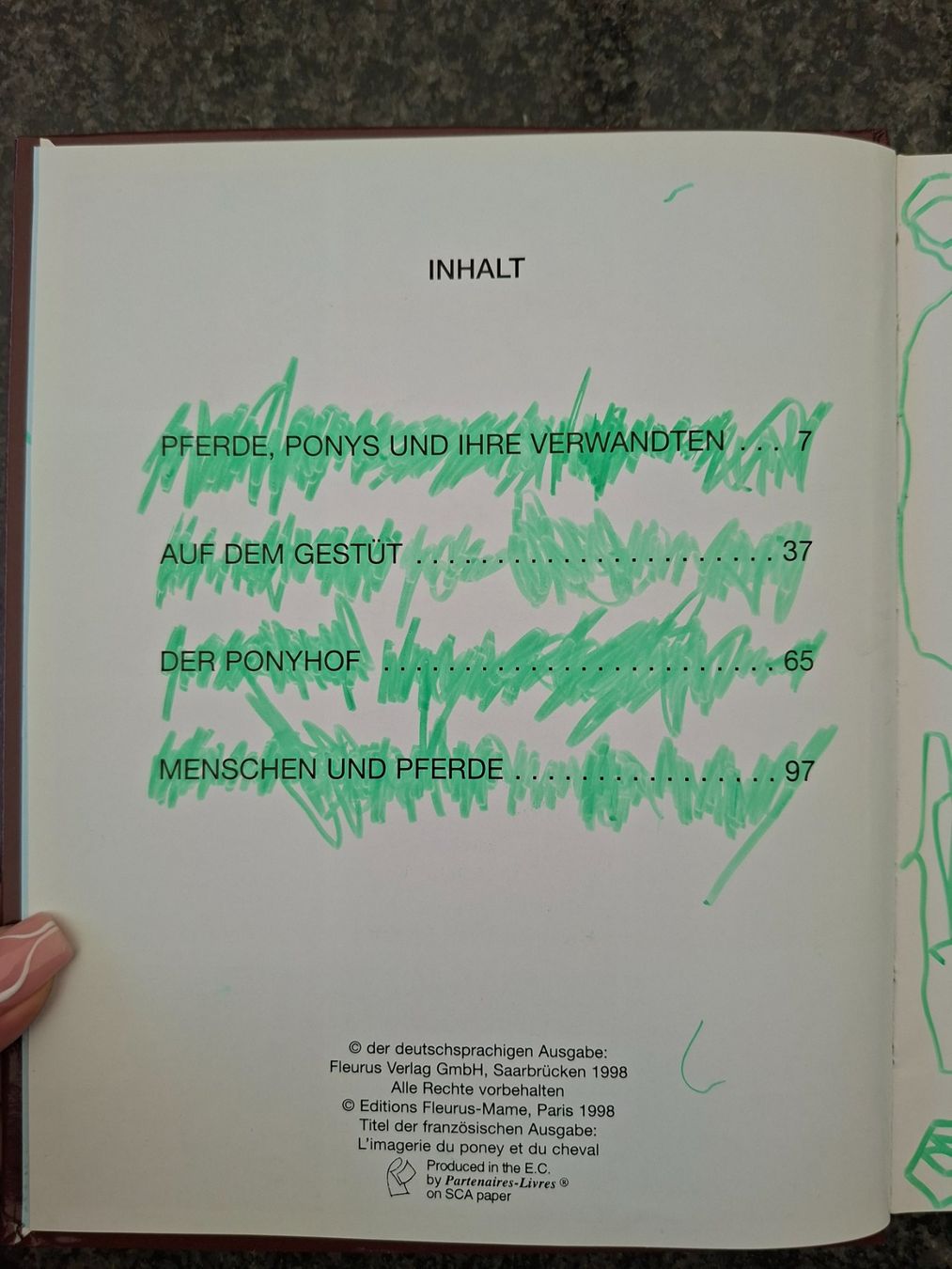 Livres: Buch "Dein buntes Wörterbuch der Pferde und Ponys" – D'occasion à Boniswil par Totomat-Lady2 4