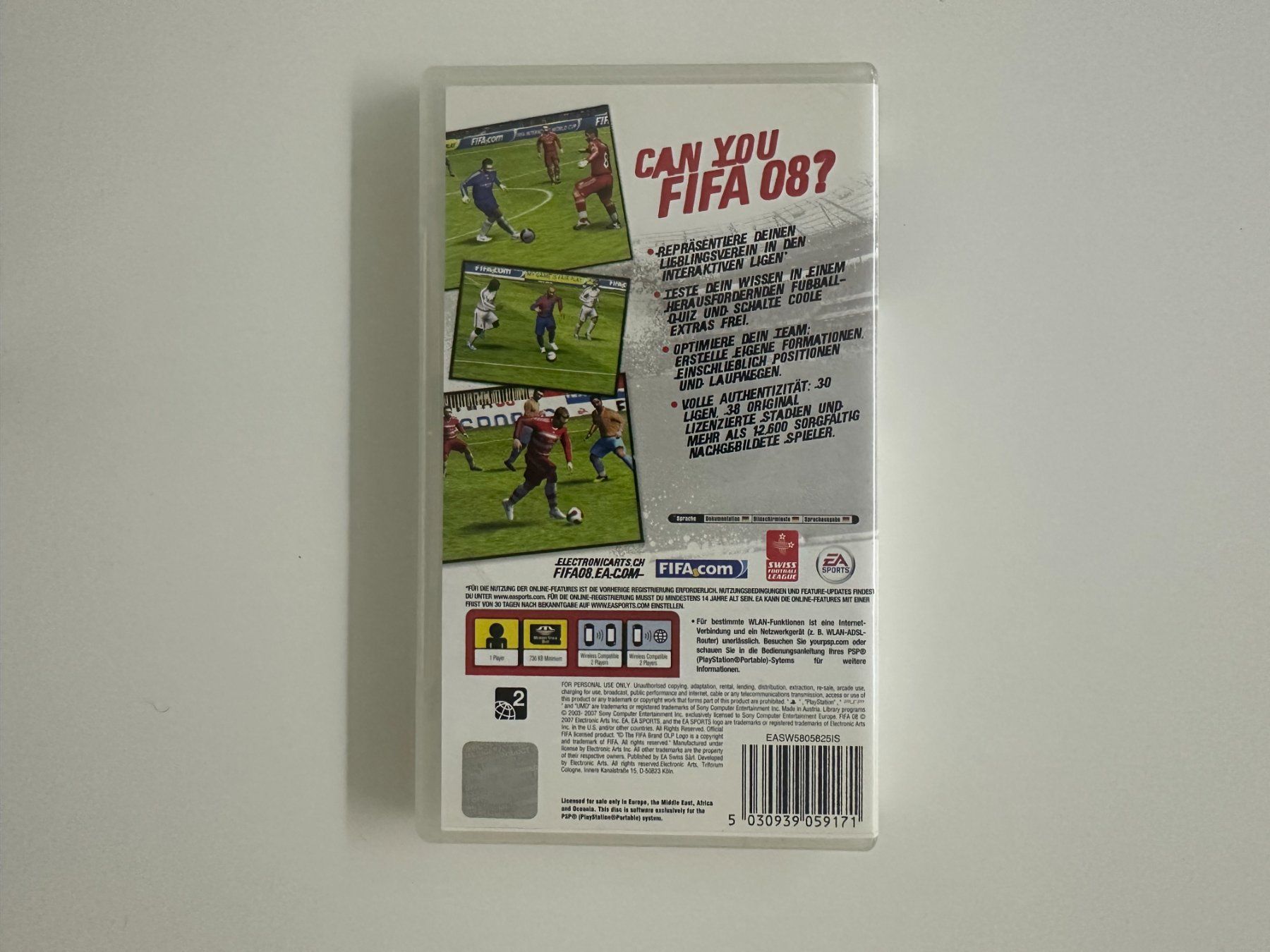 Sony Spiele: FIFA 08 Sony PlayStation Portable, PSP – Gebraucht aus Couvet von nay_prh5 2