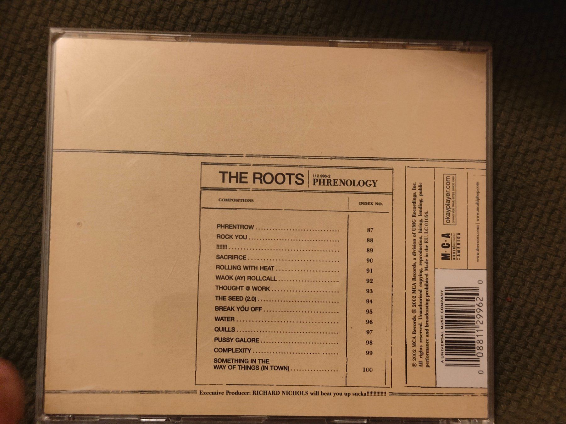 CD: The Roots - Pherenology – Usato da Fribourg venduto da cristiana_vend 1