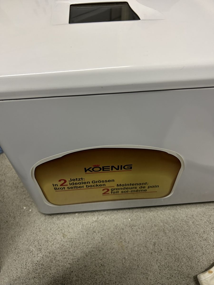 Küchengeräte: Brotbackautomat von König – Gebraucht aus Dällikon von sigi036 1