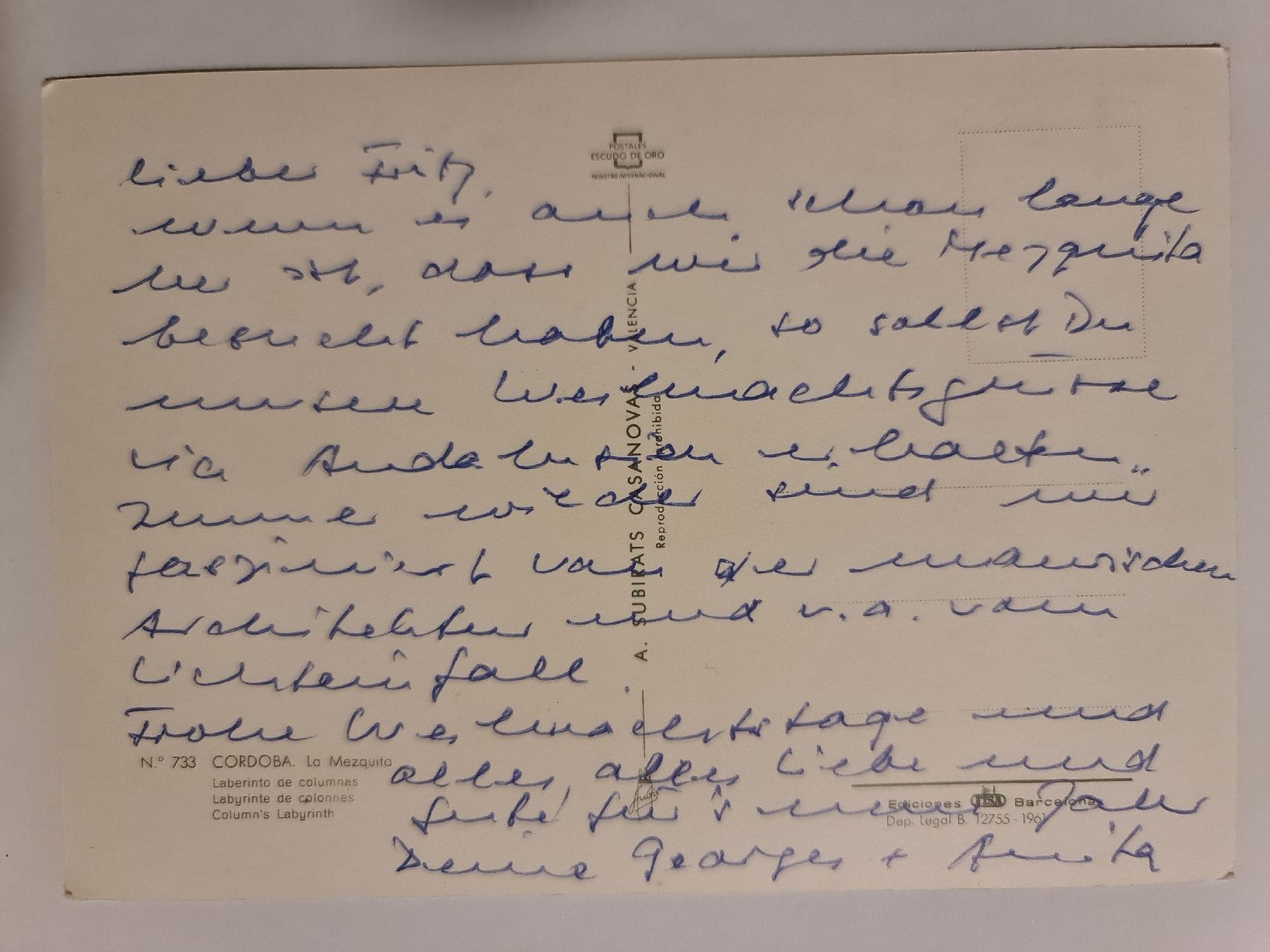 Cartoline postali: Ansichtskarte Cordoba Spanien 1218 – Usato da Dintikon venduto da Vexi 1