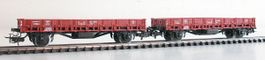 Märklin 2 Rungenwagen Kbs443 der DB Spur H0