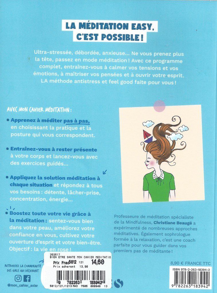 Libri: Mon cahier Méditation – Usato da Courtepin venduto da mara_1808 1