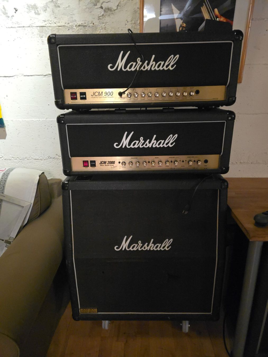 Marshall Amplificatori: Ampli Marshall 100W révisé, avec flight case jcm2000 dsl 100 – Usato da Satigny venduto da Baazarbaron