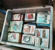 Quartette, Spielkarten, eine Kiste voll