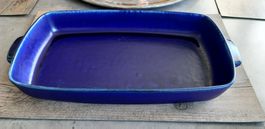Grosse Gratin Form  -  Langenthal  -  Blue Ocean - neuwertig