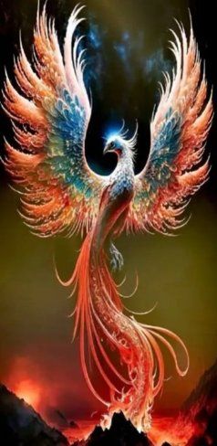 Bastelsets: Diamond Painting Feuervogel-14-Exc-725 – Neu und originalverpackt aus Obergösgen von Diydiamant