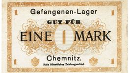 Chemnitz Gefangenenlager 1 Mark ohne Datum VZ+-VZ++