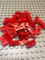 Lego 20 x Fliese mit Knopf 1×2 (379421) rot