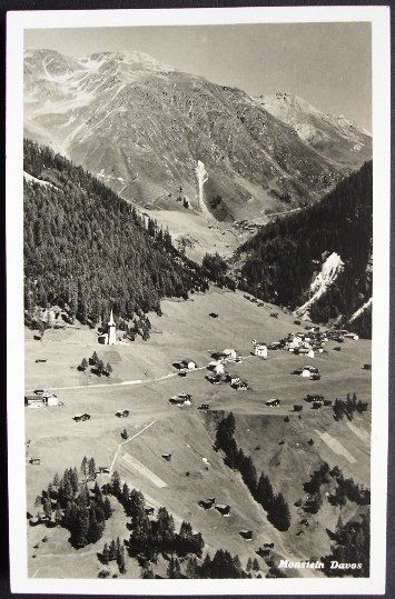 Ansichtskarten: DAVOS Monstein, Photo J. Trauffer Davos – Neu (gemäss Beschreibung) aus Jona von philajona