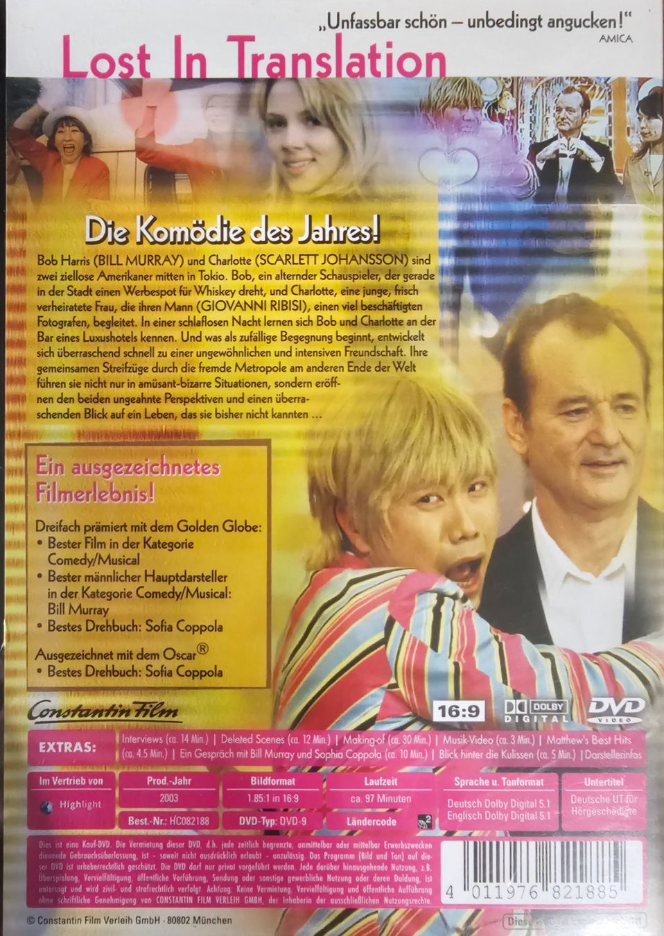 Tutti i DVDs: Lost in translation – Usato da Wahlen b. Laufen venduto da Cg10 1
