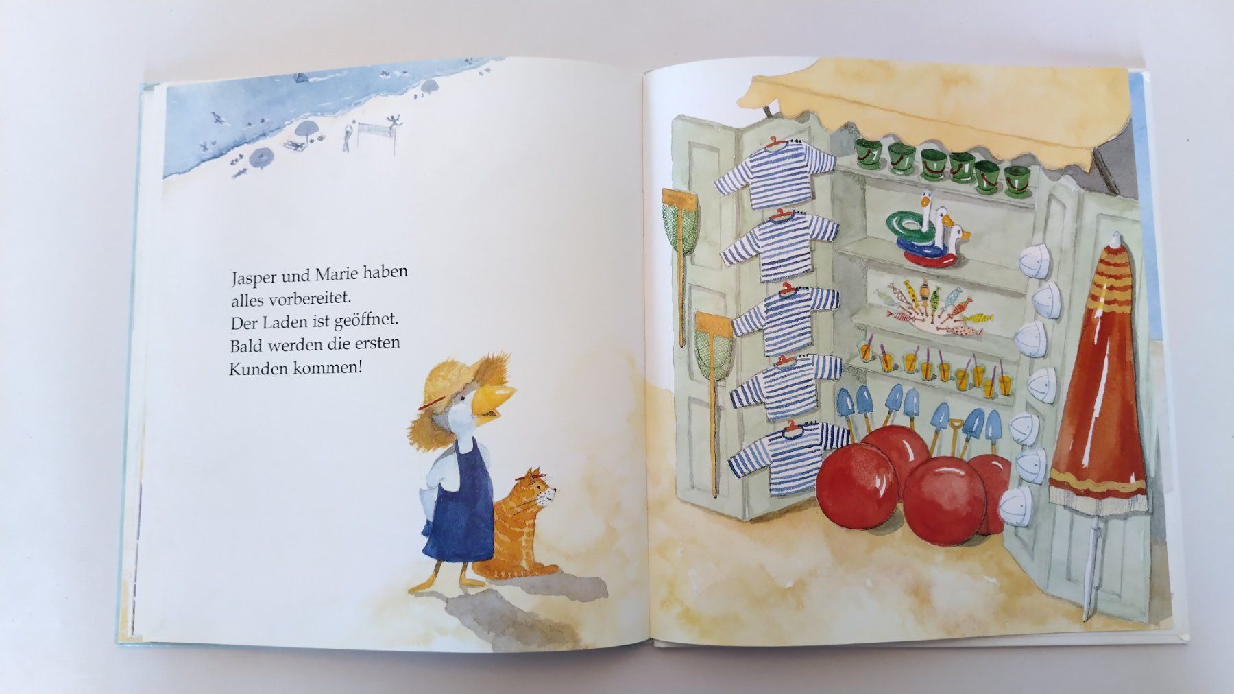 Libri: Jaspers Strandladen / Zähl - Bilderbuch 2000 ab Fr. 8.- – Usato da Bellach venduto da JingleJerry 7