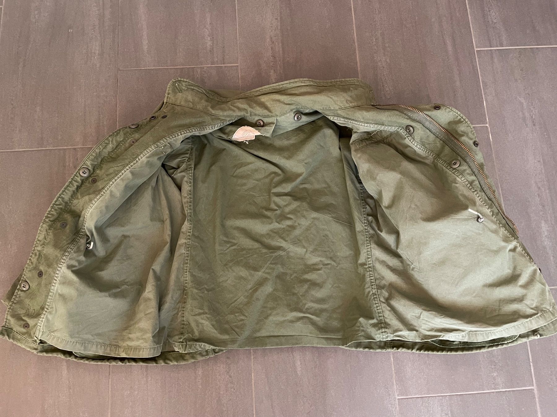 US Army Uniformi: Veste militaire originale us Army/ Field Jacket M65 – Usato da Oberbütschel venduto da Woodie2005 2