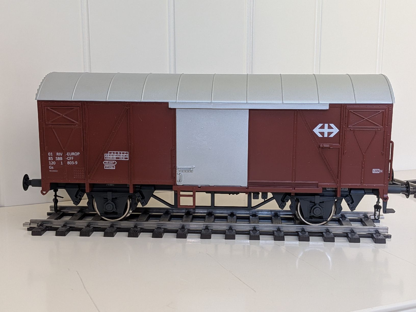 SBB/CFF/FFS Modelleisenbahnen: SBB Gs braun 01 85 120 1 803-9 – Neu (gemäss Beschreibung) aus Grenchen von garage-city 2