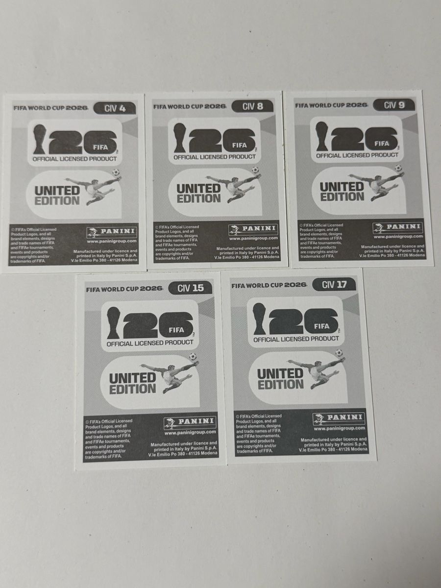 Panini Sammelbilder & Trading cards: Panini WM 2026 - Elfenbeinküste Set 5 Stk. – Neu und originalverpackt aus Wallbach von ale_db7t 1