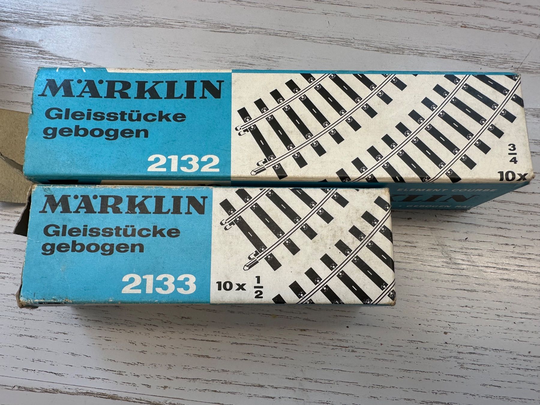 Märklin Modellini di ferrovie: Märklin 10x 2132 10x 2133 – Usato da Lupsingen venduto da New-Haven