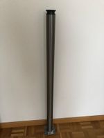 12 Stützen/Stützstangen 110 cm, verchromt, höhenverstellbar