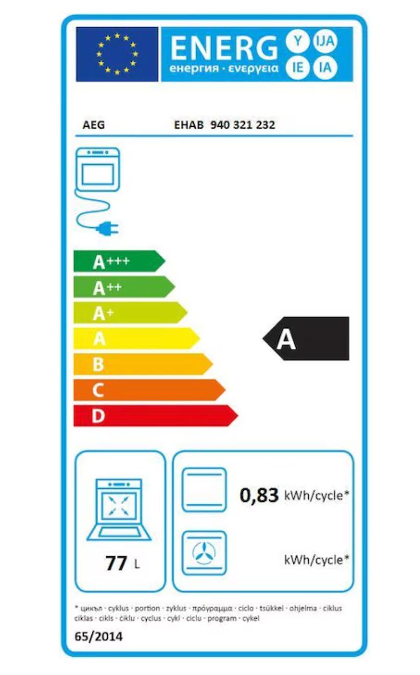 AEG Backöfen: AEG Backofen Einbau AEG EHAB; 940 321 232 – Neu und originalverpackt aus luzern von ARNI. 5