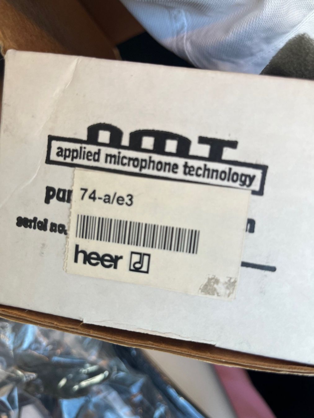 Microfoni: AMT Instrumenten Mikrofon 74-a/e3 – Nuovo e nell'imballaggio originale da Bäch SZ venduto da 24MusicAuktionen 1