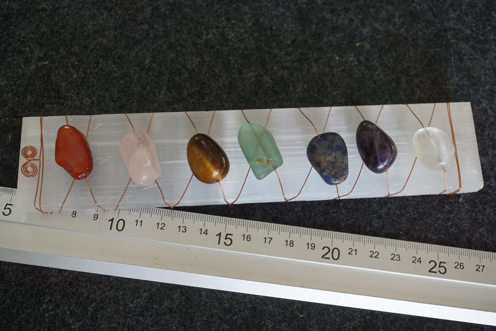NKlaus Selenit Stab 15 X 2 Cm – Für Meditation, Aura-Reinigung & Chakra-Ausgleich, Naturstein Aus Marokko