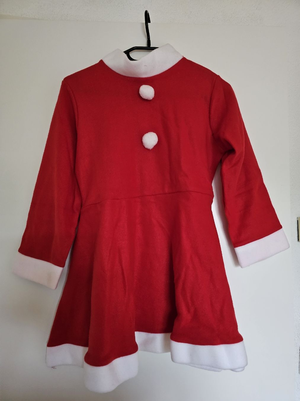 Costumi: Weihnachtskleid rot weiss mit Umhang Grösse 150 NEU  – Nuovo e nell'imballaggio originale da Bütschwil venduto da Taborana 1