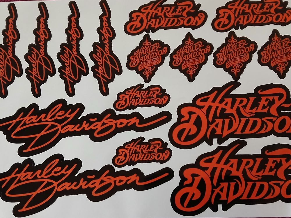 Sticker: Stickers autocollants Harley Davidson J133 – Nuovo e nell'imballaggio originale da Allens venduto da MADE.IN.ROCK.N.ROLL