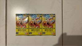 One Piece Card Game Booster Packs 3x