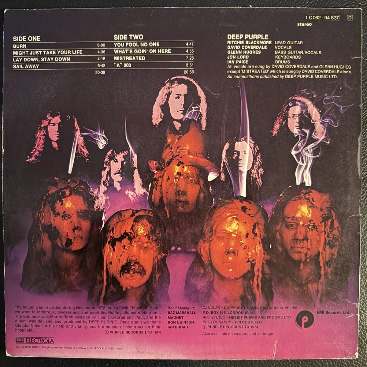 Dischi in vinile: Deep Purple - Burn   Vinyl Schallplatte – Usato da Goldach venduto da Messerguru 1
