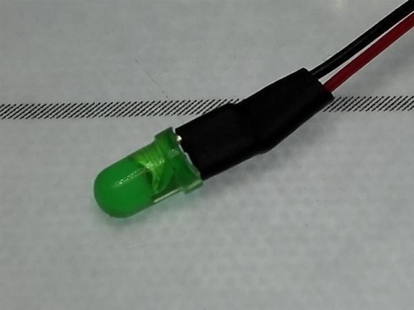 Componenti elettronici: LED 3mm, grün diffus, verkabelt 12V – Nuovo (secondo la descrizione) da Luzern venduto da Salefactory 2