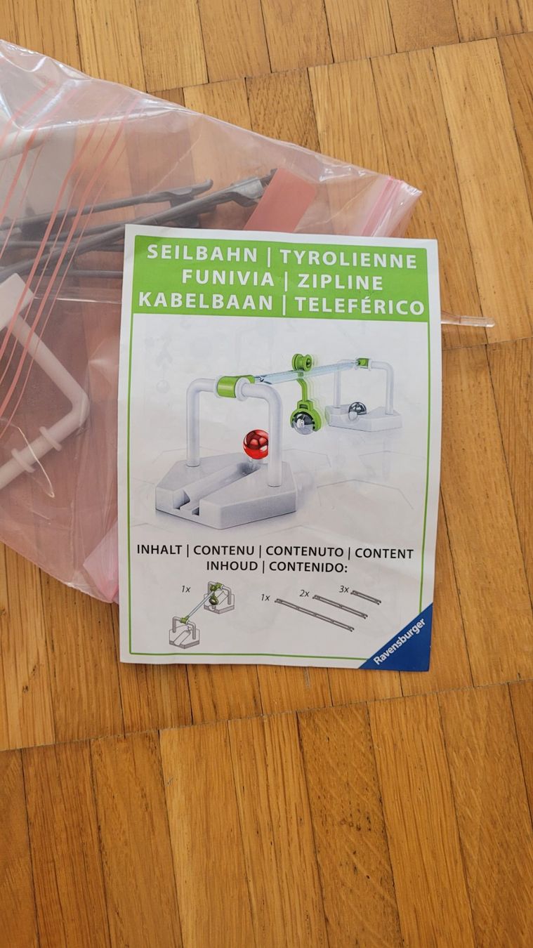 Ravensburger Jouets: GraviTrax Element Zipline – D'occasion à Zürich par machtgrafik