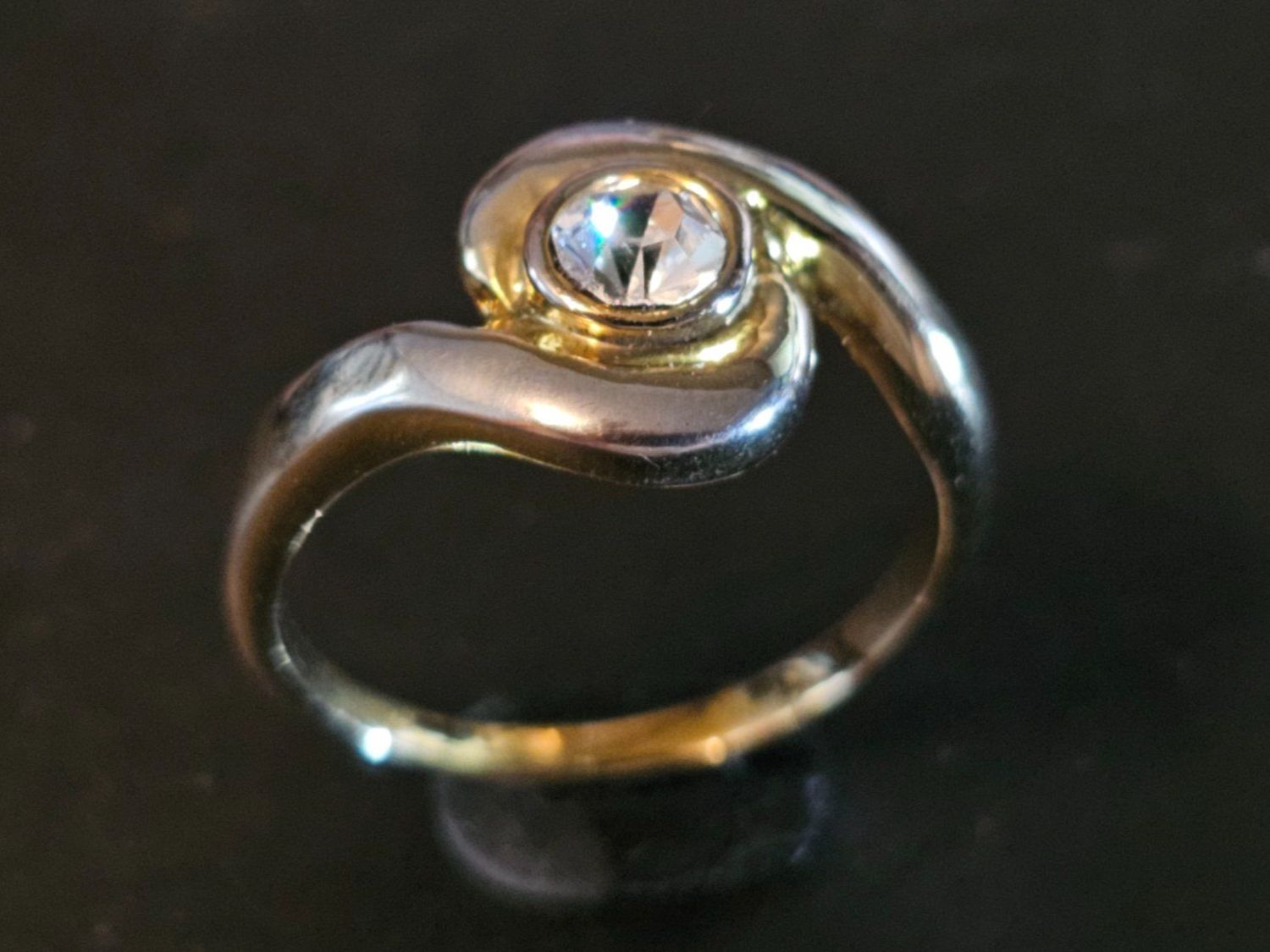 Anelli: AKTION Gelb gold Ring massiv Stein Geschenk Modeschmuck 4.8 – Nuovo (secondo la descrizione) da Riedt b. Erlen venduto da Gottestraene
