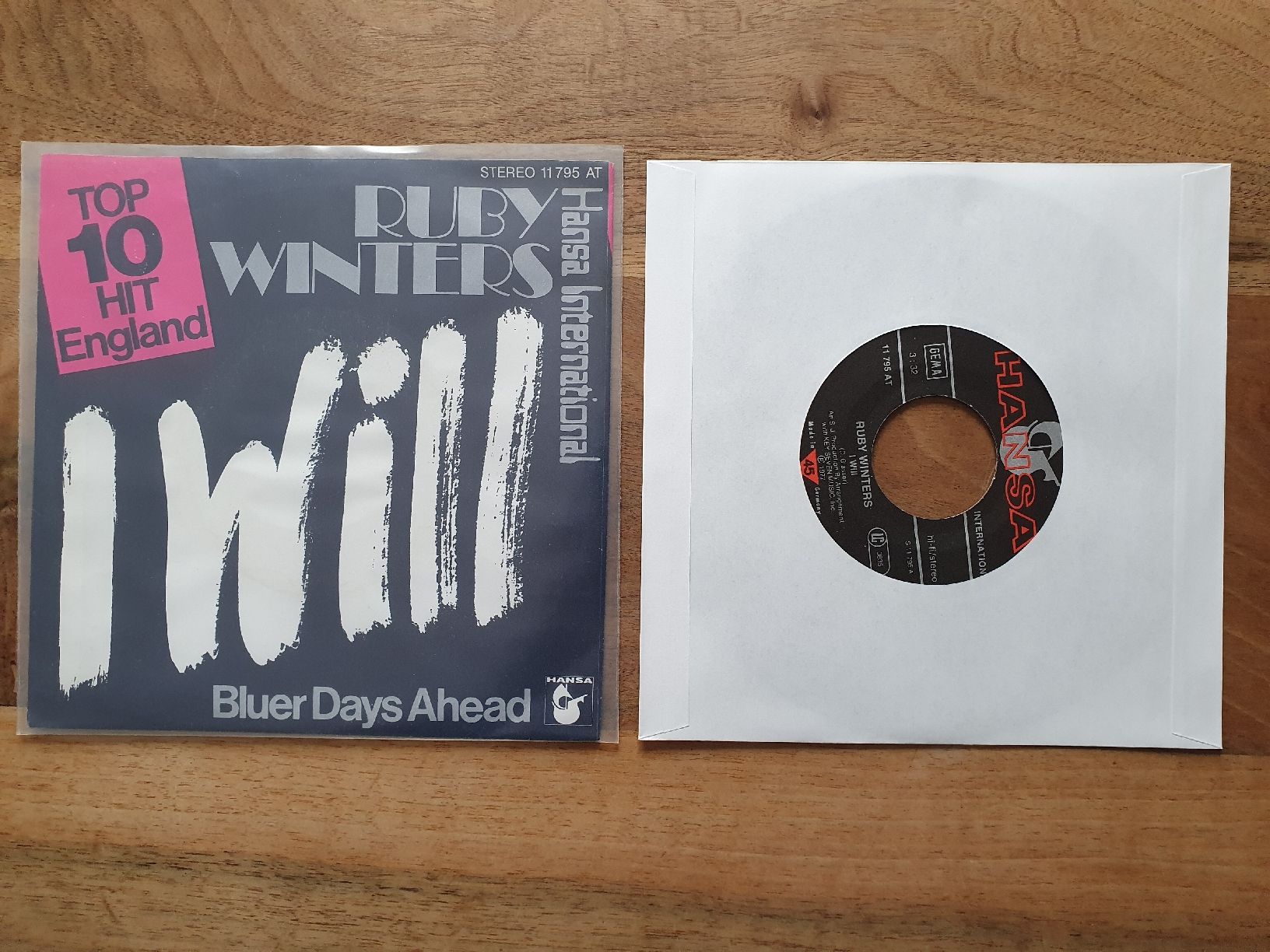 Dischi in vinile: Ruby Winters - I Will (Vinyl 7") Top 10 Hit – Usato da Sirnach venduto da dimitri1963 1