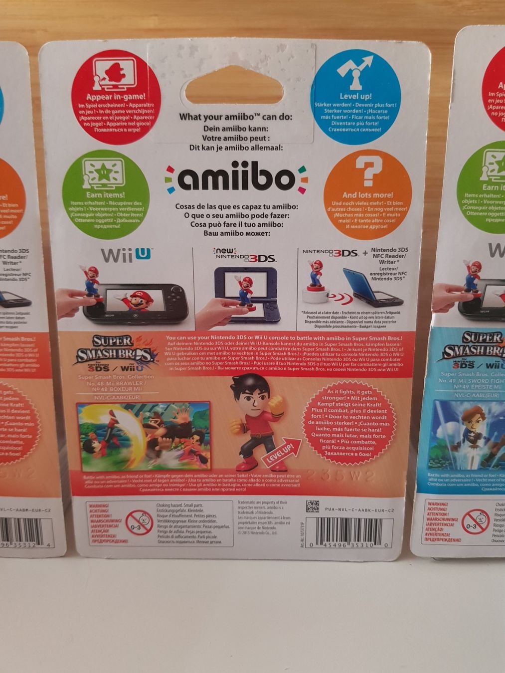 Nintendo Giochi: 3x amiibo Mii Fighter – Nuovo e nell'imballaggio originale da Münchenstein venduto da 2DGames 2