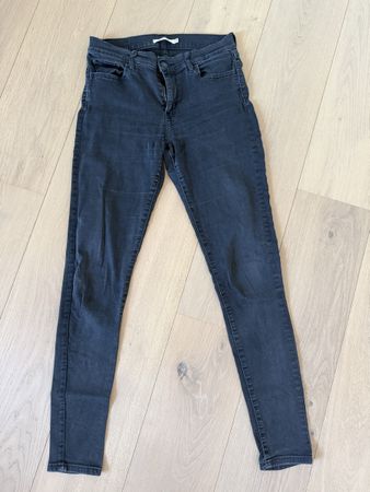 Levi's 710 Super Skinny Jeans Damen Grösse 29 dunkles Grau
