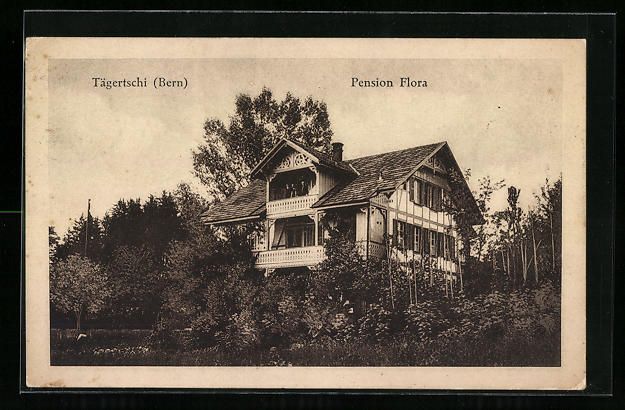 Cartes postales: AK Tägertschi, Pension Flora – D'occasion à Berlin par bartko-reher