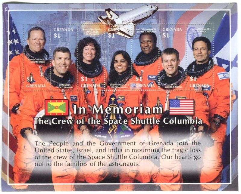 Alle Briefmarken: Block "Space Shuttle Columbia". Grenada. – Neu und originalverpackt aus Basel von Butsch5