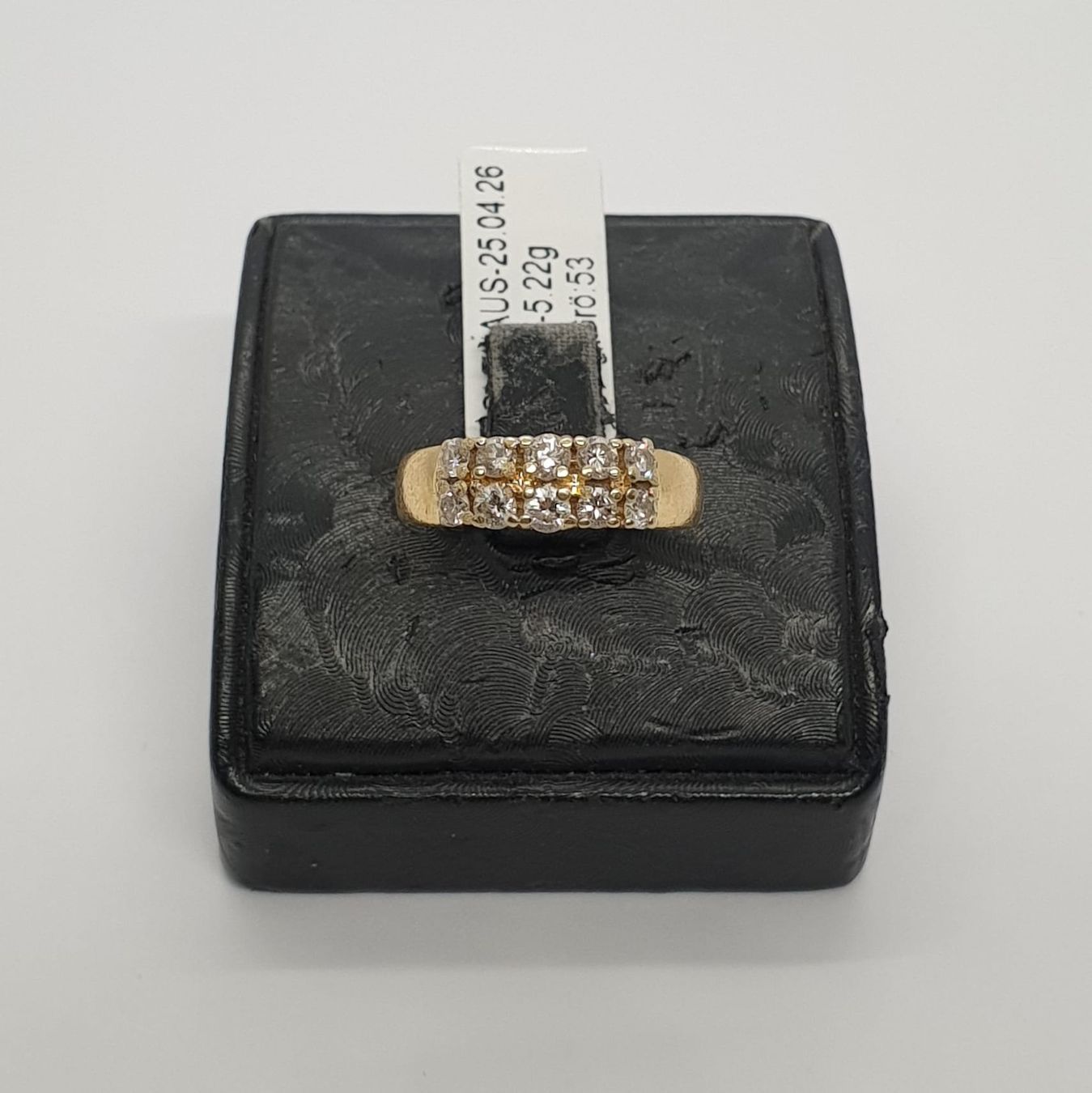 Ringe: Echt 18K Gold -  Brilliant Ring – Gebraucht aus Luzern von Luzern-Goldhaus