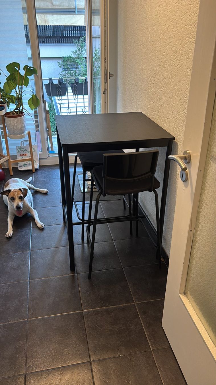 Ikea Set di tavolo e panche: Der beste Bartisch mit zwei Stühlen – Usato da Zürich venduto da nad_yj6c